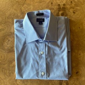 J. Crew blue button-down, size L slim